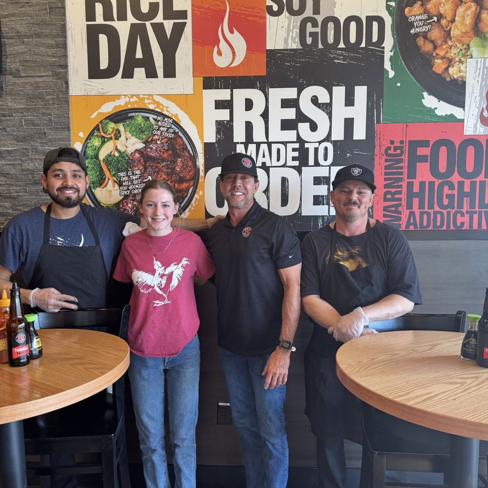 Teriyaki Madness - Teriyaki Madness Team. Christian, Blake, Owner Rick and Danny. Great Food, Great Service, A Great Team. Julie A - Japanese Near Me - Reno, Nevada Teriyaki Madness - Teriyaki Madness Team. Christian, Blake, Owner Rick and Danny. Great Food, Great Service, A Great Team. Julie A - Japanese Near Me - Reno, Nevada