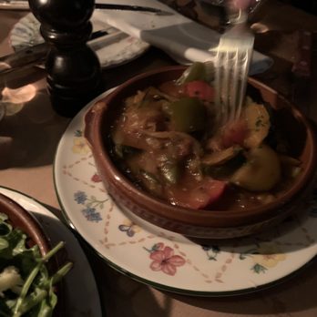 La Poule Au Pot - Ratatouille served warm. Sublime! - French Near Me - London, XGL