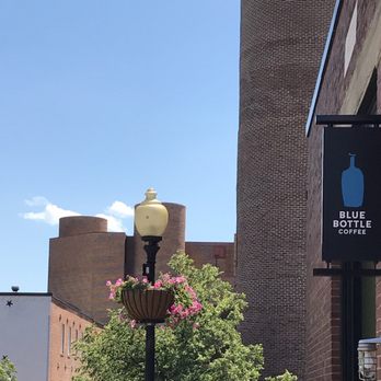 Blue Bottle Coffee - Georgetown - Blue Bottle sign. It's in a small ally. - Coffee & Tea Near Me - Washington, DC, District of Columbia
