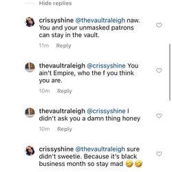 The Vault - The Vault owner showing how stupid and hateful he really is.