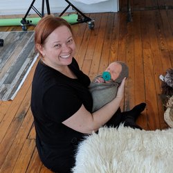 Marcelle Raphael Fine Art Newborns - Just wrapping up our newborn photo session with Marcelle. It was a wonderful experience! I can't wait to see the pictures.