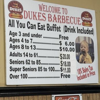 Dukes Barbecue - Prices 6-7-25 - Barbeque Near Me - Walterboro, South Carolina Dukes Barbecue - Prices 6-7-25 - Barbeque Near Me - Walterboro, South Carolina