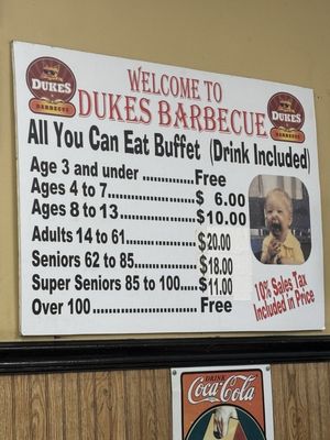Menu photo 1 Dukes Barbecue Walterboro, SC Menu photo 1 Dukes Barbecue Walterboro, SC