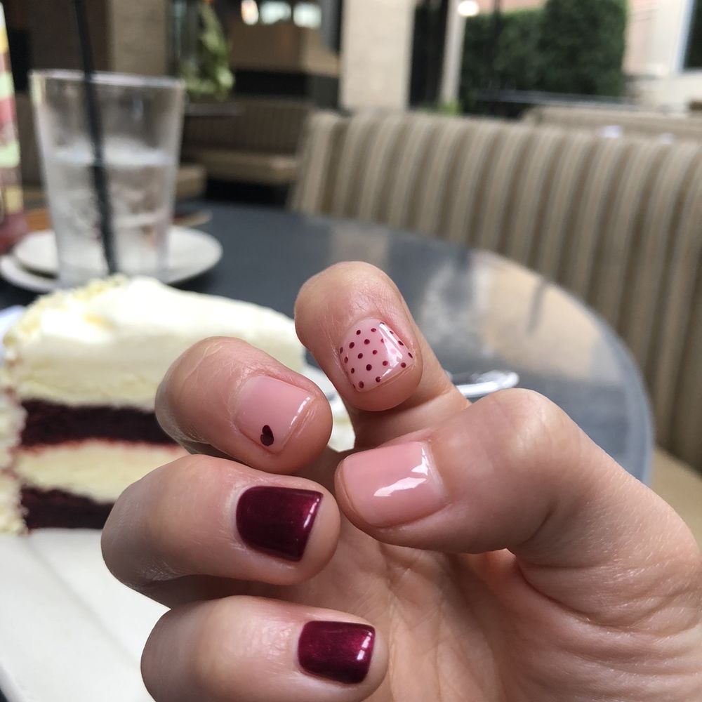 Rose Nailspot - Our twist of Red Velvet nails for February by JADE - Nail Salons Near Me - Katy, Texas Rose Nailspot - Our twist of Red Velvet nails for February by JADE - Nail Salons Near Me - Katy, Texas