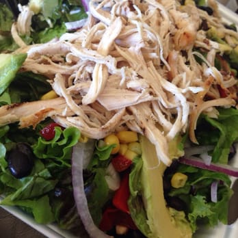 Bronco Burgers - Bronco salad with chicken - Burgers Near Me - Paso Robles, California Bronco Burgers - Bronco salad with chicken - Burgers Near Me - Paso Robles, California