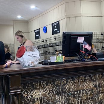 Gilley's Antique Mall - Desk where everyone checks out - Antiques Near Me - Plainfield, Indiana