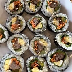 Starberry Cafe - Kimbap Freshly made Veggie options available