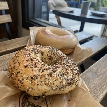 Brass Bird Coffee - Plain and Everything Bagel - Coffee & Tea Near Me - Carpinteria, California Brass Bird Coffee - Plain and Everything Bagel - Coffee & Tea Near Me - Carpinteria, California