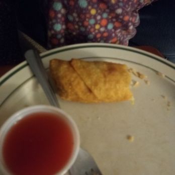 Lucky Bamboo - Delicious vegetable egg roll! - Chinese Near Me - Newark, Ohio