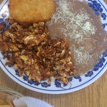 Mejia Taco Shop - Chorizo and eggs breakfast combo - Mexican Near Me - Madera, California Mejia Taco Shop - Chorizo and eggs breakfast combo - Mexican Near Me - Madera, California