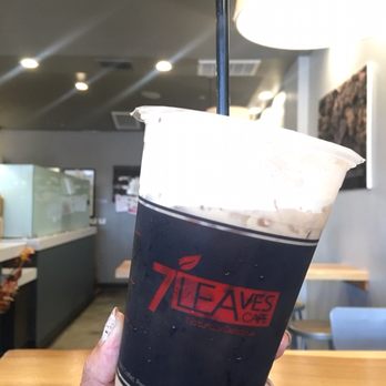 7 Leaves Cafe - Vietnamese iced coffee, large, with extra shot of espresso - Coffee & Tea Near Me - Tustin, California 7 Leaves Cafe - Vietnamese iced coffee, large, with extra shot of espresso - Coffee & Tea Near Me - Tustin, California