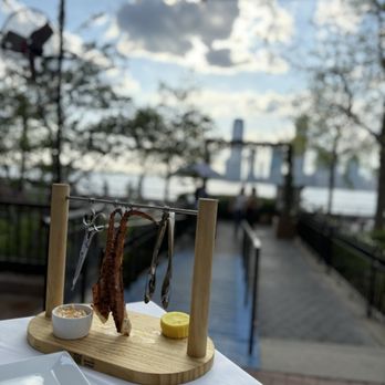 Mezze on the River - Grilled flying octopus - Seafood Near Me - New York, New York