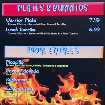 Warrior Fuel 2 Station - March 2025 Menu - Gas Stations Near Me - Bernalillo, New Mexico