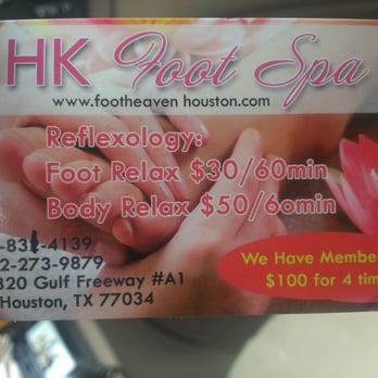 HK Foot Spa - Pretty nice place..... - Massage Near Me - Houston, Texas