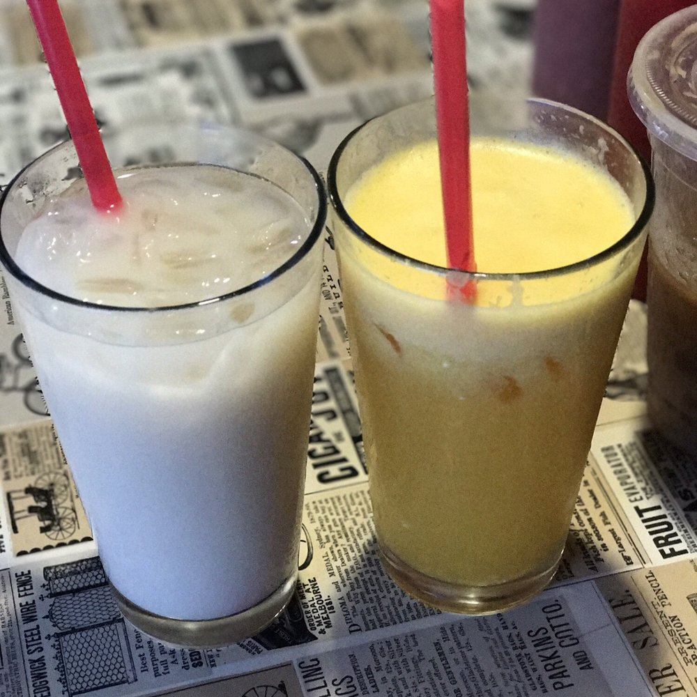Lunch Box - These drink were so watery so disgusting! the horchata doesn't even taste like horchata and the "juice" is more like an orange blended wit - Diners Near Me - Phoenix, Arizona