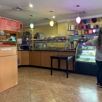 Surya Sweets and Snacks - Ready made curries selections as well as hot food ordering area - Indian Near Me - Bellerose, New York