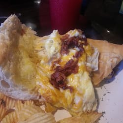 Redland Grill - Bacon egg and cheese sandwich on Cuban bread. Yeah