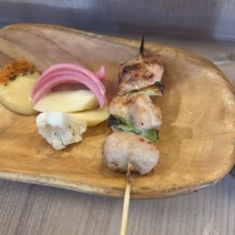 Chicken thigh yakitori Chicken thigh yakitori