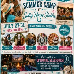 Salty Horse Stables - Limited Spots Available at our Summer Camp!