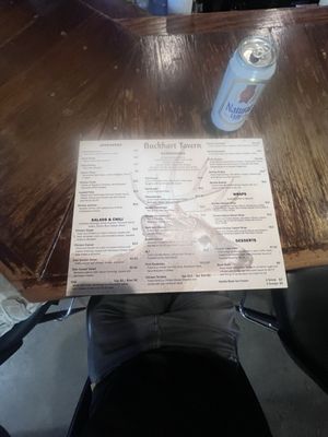 Menu photo 1 Buckhart Tavern Rochester, IL Menu photo 1 Buckhart Tavern Rochester, IL