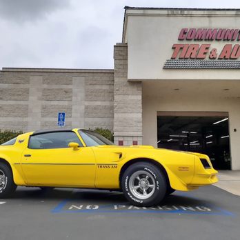 Community Tire & Auto Service - 1977 Pontiac Trans Am we put on 4 - 225/70R15 Cooper Cobra GT's - Tires Near Me - Brea, California Community Tire & Auto Service - 1977 Pontiac Trans Am we put on 4 - 225/70R15 Cooper Cobra GT's - Tires Near Me - Brea, California