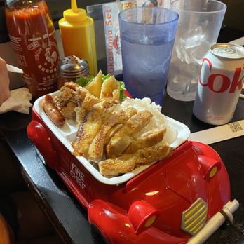 Daikokuya - El Monte - Kid's meal teriyaki chicken in a small car - Ramen Near Me - El Monte, California