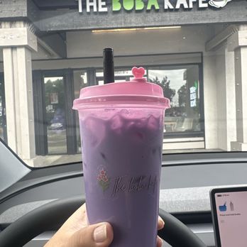 The Boba Kafe - Taro milk tea - Bubble Tea Near Me - Montclair, California