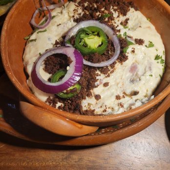 Rosa Madera - Appetizer of melted cheese and nachos. - Mexican Near Me - Sacramento, California Rosa Madera - Appetizer of melted cheese and nachos. - Mexican Near Me - Sacramento, California