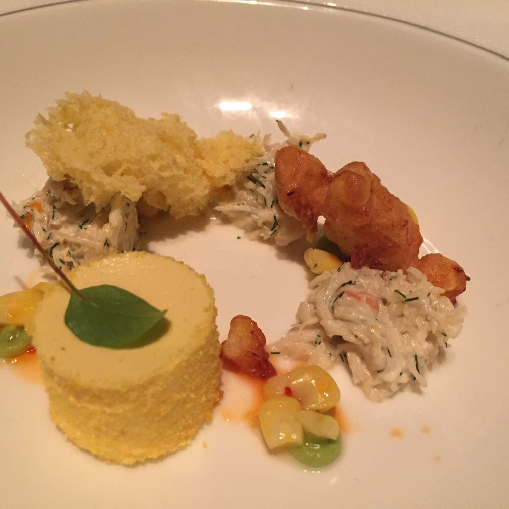 Europe Hotel - Crab and sweet corn appetiser Panorama restaurant - Hotels Near Me - Killarney, Kentucky