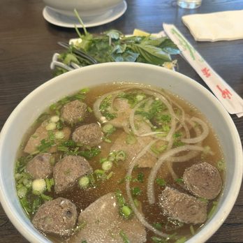Pho Viet - P.P7. Eye Round Steak & Beef Ball - Vietnamese Near Me - San Antonio, Texas