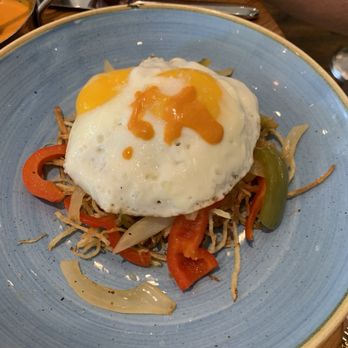Bulla Gastrobar - Eggs Huevos Bravos. Over easy. Delicious! - Gastropubs Near Me - Winter Park, Florida