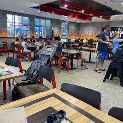 The Burger Kitchen - Inside sitting area