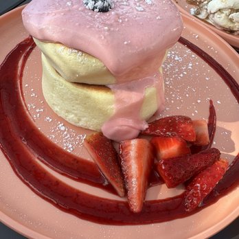 Burnt Crumbs - Souffle Pancakes (2 per order) strawberry - New American Near Me - Irvine, California