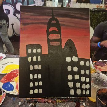 Paint N Pour - My struggle painting - Paint & Sip Near Me - New York, New York Paint N Pour - My struggle painting - Paint & Sip Near Me - New York, New York