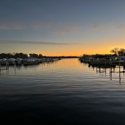 Ben Watts Marina - Enjoying a sunset view from our public boat launch.