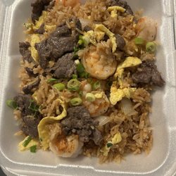 Beef & Shrimp combo fried rice to-go