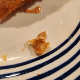 Pistachio shell found in pizza