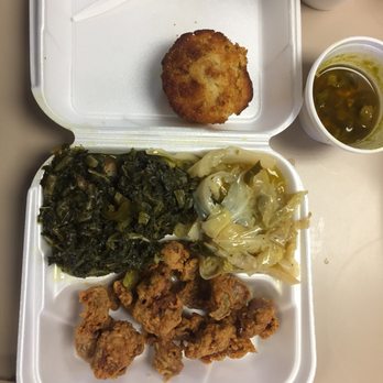 Larkin's Restaurant & Deli - Chicken Gizzards, cabbage and greens! - Delis Near Me - York, Alabama