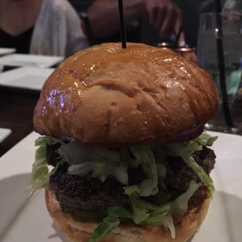 Bosscat Kitchen & Libations - Simple burger with avocado - New American Near Me - Irvine, California