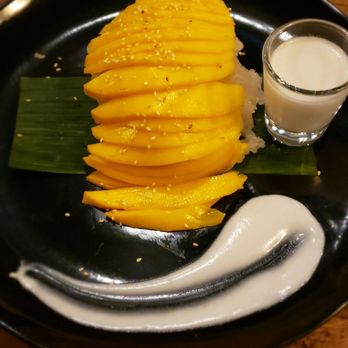 Sup Thai Kitchen - Mango with sticky rice - Thai Near Me - Fresh Meadows, New York Sup Thai Kitchen - Mango with sticky rice - Thai Near Me - Fresh Meadows, New York