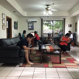 Comfortable waiting area. Ms. Ramos is in the top left corner. Comfortable waiting area. Ms. Ramos is in the top left corner.