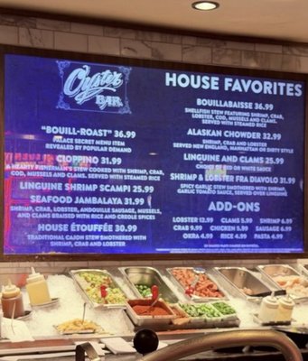 Menu photo 2 The Palace Station Oyster Bar Las Vegas, NV