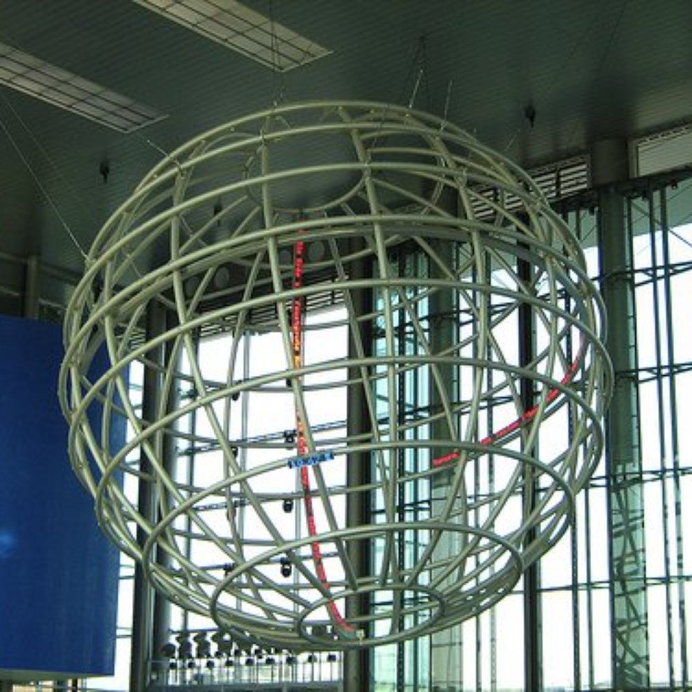 Stiftung AutoMuseum Volkswagen - Globe hanging in the museum lobby. - Museums Near Me - Wolfsburg, NI Stiftung AutoMuseum Volkswagen - Globe hanging in the museum lobby. - Museums Near Me - Wolfsburg, NI