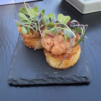 Sake House Malibu - Crispy Rice Spicy Tuna (2pcs) - Japanese Near Me - Malibu, California Sake House Malibu - Crispy Rice Spicy Tuna (2pcs) - Japanese Near Me - Malibu, California