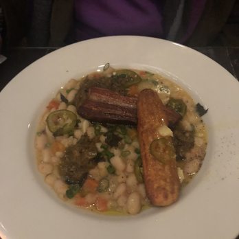 Noah’s Cupboard - Pork belly with white beans, jalapeño peppers & stick cornbread. Lord today this was so tasty!! - Soul Food Near Me - Weston, Missouri
