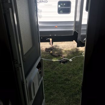 Bear Canyon Campground - Your neighbors dump is right by your door in the pull through sites. - RV Parks Near Me - Bozeman, Montana
