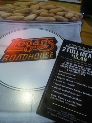 Menu photo 4 Logan's Roadhouse Midwest City, OK Menu photo 4 Logan's Roadhouse Midwest City, OK
