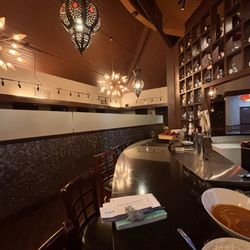 Clay Oven Grill & Bar - To the left side of the restaurant from the bar