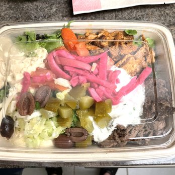 NAYA - NAYA Bowl - with everything! Beef + Chicken + Lamb meatball + Baba Ghannouj + Hummus + veggies - Mediterranean Near Me - New York, New York NAYA - NAYA Bowl - with everything! Beef + Chicken + Lamb meatball + Baba Ghannouj + Hummus + veggies - Mediterranean Near Me - New York, New York