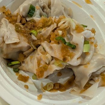 White Bear - Wontons without chili oil - Chinese Near Me - Flushing, New York